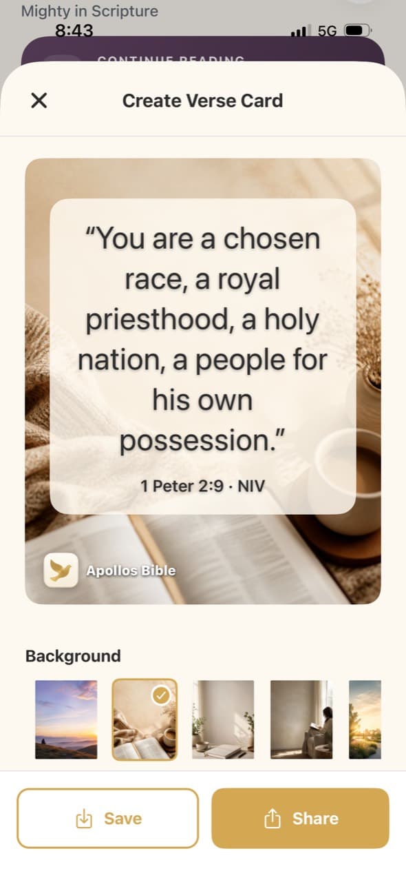 Verse Cards